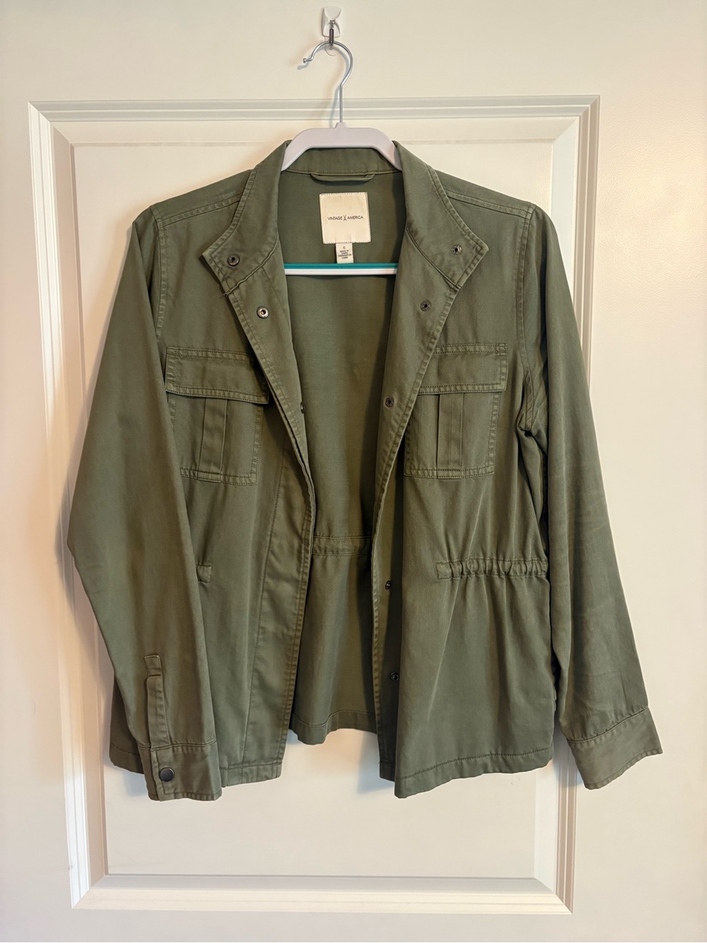 VINTAGE AMERICA | Olive Green | Utility Field Jacket | Vintage-Inspired Workwear